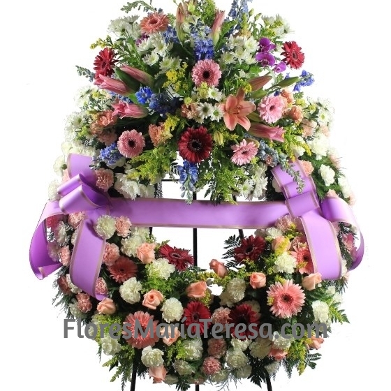 Corona Funeraria Primaveral