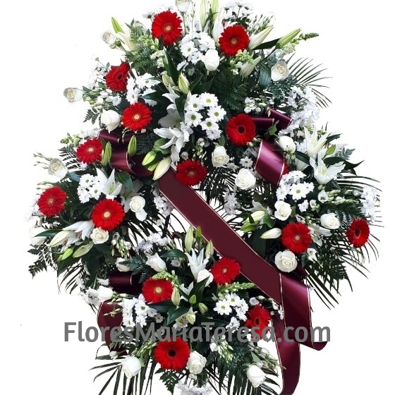 Corona Grande Flor Variada