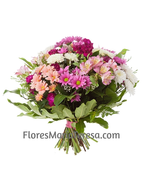 Ramo flores de color Morado