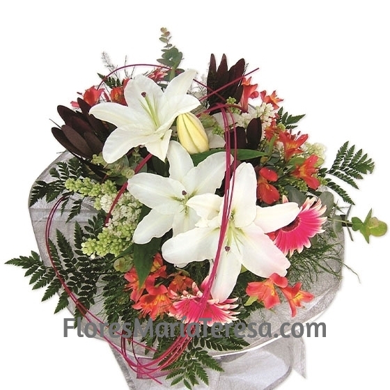 Ramo de flores colorido